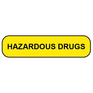 Label: "Hazardous Drugs"
