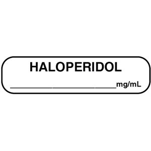 Label: "HALOPERIDOL" mg / mL