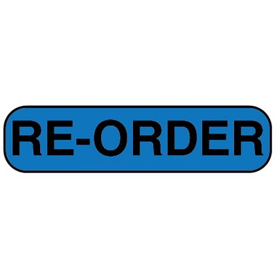Label: "RE-ORDER" 