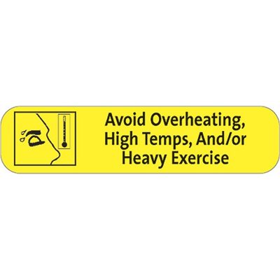 Label "Avoid Overheating"