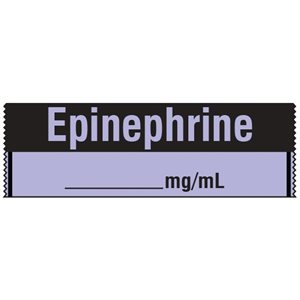 Labeling Tape: Ephinephrine