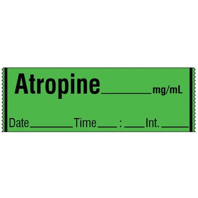 Labeling Tape: Atropine