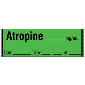 Labeling Tape: Atropine