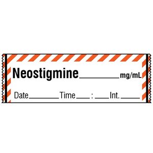 Labeling Tape: Neostigmine