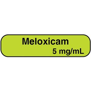 Label: "Meloxicam 5mg / mL"