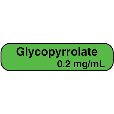 Label: "Glycopyrrolate 0.2 mg / mL"
