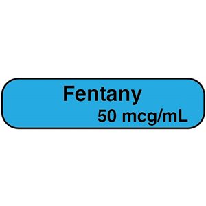 Label: "Fentanyl 50 mcg / mL"