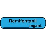 Label: "Remifentanil mg / mL"