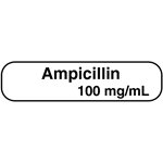 Label: "Ampicillin 100 mg / mL"