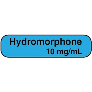 Label: "Hydromorphone 10 mg / mL"