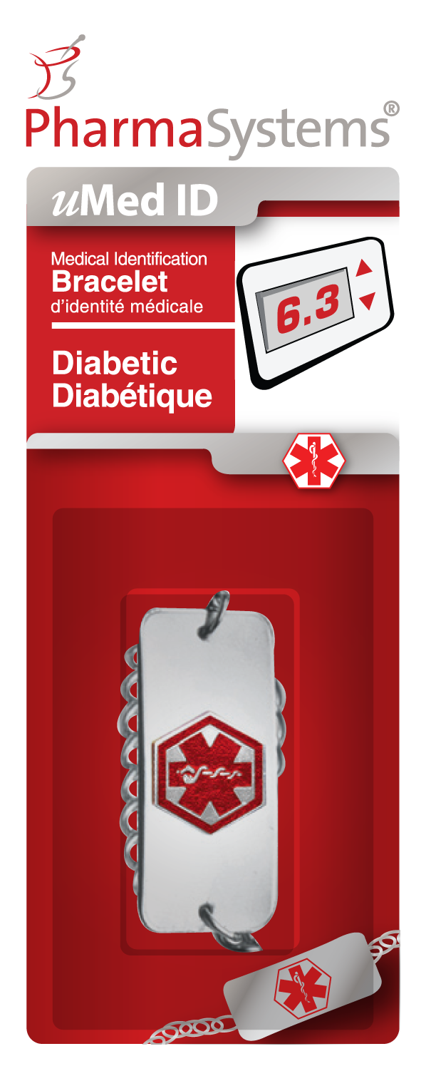 Medical ID Bracelet, Diabetic