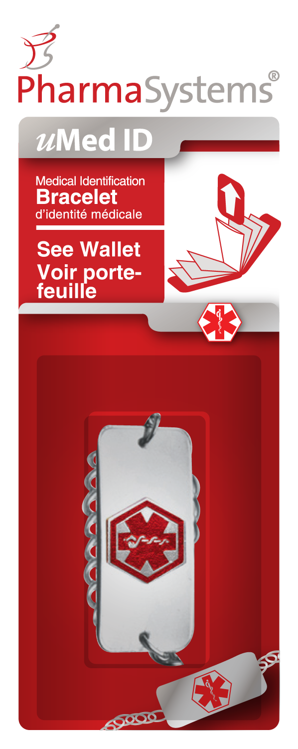 Medical ID Bracelet, See Wallet